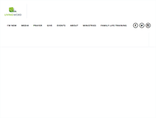 Tablet Screenshot of livingwordonline.com